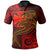 Polynesian Wallis and Futuna Polo Shirt Red Shark Polynesian Tattoo Unisex Red - Polynesian Pride