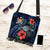 Fiji Polynesian Boho Handbag - Blue Turtle Hibiscus One Style One Size Blue - Polynesian Pride