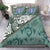 Northern Mariana Bedding Set - Leaves And Turtles Green - Polynesian Pride