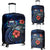 Samoa Polynesian Luggage Cover - Blue Turtle Hibiscus Blue - Polynesian Pride