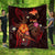 Papua New Guinea Polynesian Premium Quilt - Legend of Papua New Guinea (Red) - Polynesian Pride