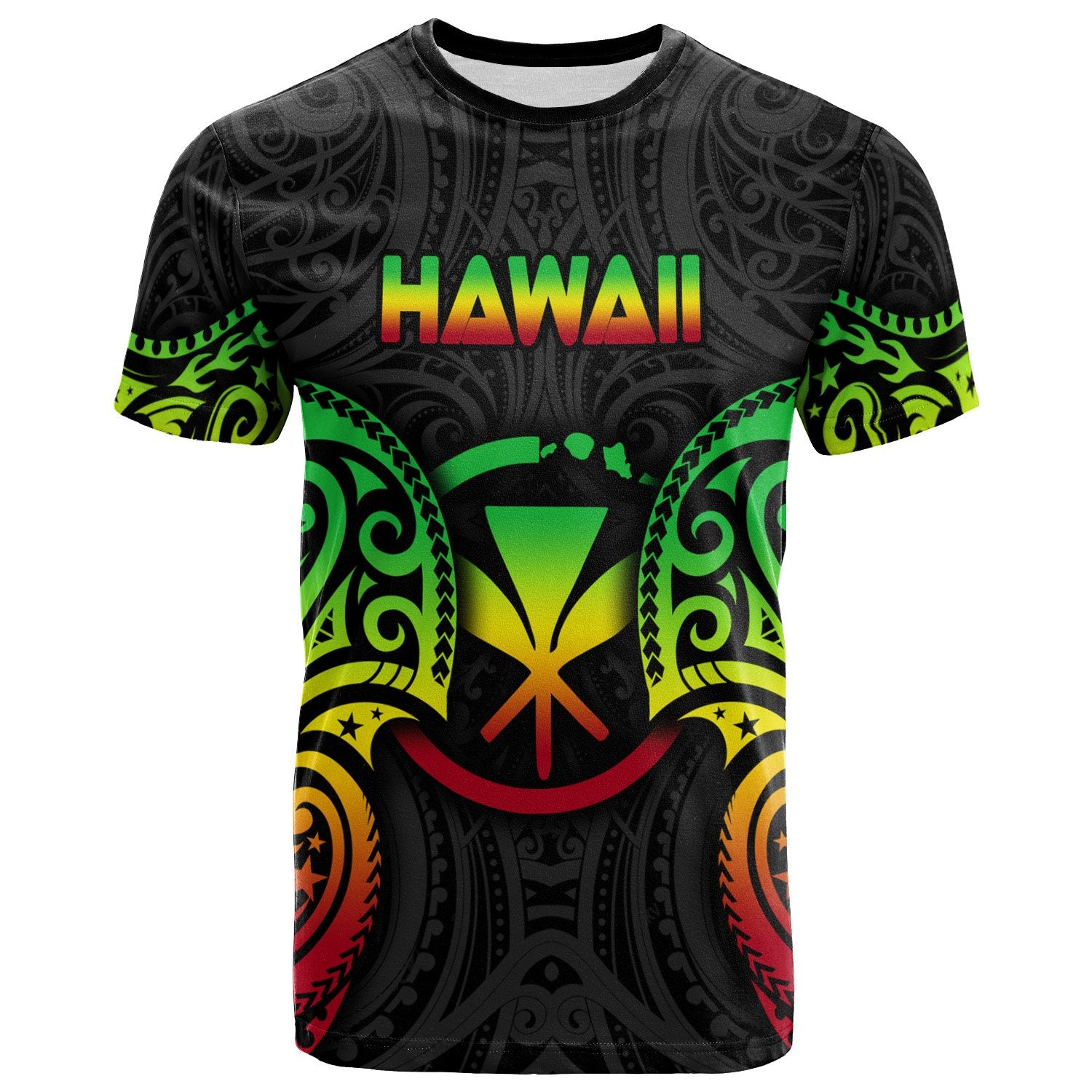 Hawaii Polynesian T Shirt Hawaiian Spirit Reggae Unisex Reggae - Polynesian Pride