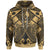 Yap Custom Hoodie Gold Seal with Polynesian Tattoo Unisex Gold - Polynesian Pride