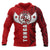 Tonga Polynesian Hoodie Tonga Wings Unisex Red - Polynesian Pride