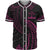 Kosrae Polynesian Baseball Shirt - Pink Tribal Wave Unisex Pink - Polynesian Pride