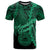 American Samoa Polynesian T Shirt Tribal Wave Tattoo Green Unisex Green - Polynesian Pride