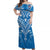 Samoa Rugby Matching Dress and Hawaiian Shirt Toa Samoa Blue Style LT2 - Polynesian Pride