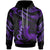 Pohnpei Hoodie Polynesian Tattoo Purple Version Unisex Purple - Polynesian Pride