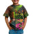 Fiji Polynesian T Shirt Hibiscus and Banana Leaves - Polynesian Pride