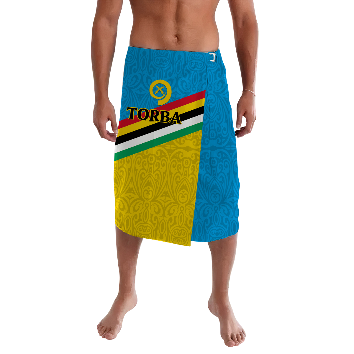 Torba Vanuatu Province Lavalava Flag Style LT12 Lavalava Blue - Polynesian Pride