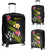 Kosrae Polynesian Luggage Covers - Plumeria Tribal Black - Polynesian Pride