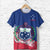 Samoa T Shirt Samoan Flag Coat of Arms Special Unisex Blue - Polynesian Pride