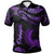 Pohnpei Polo Shirt Polynesian Tattoo Purple Version Unisex Purple - Polynesian Pride