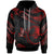 Yap Hoodie Polynesian Tattoo Red Version Unisex Red - Polynesian Pride