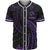 Tonga Polynesian Baseball Shirt - Purple Tribal Wave Unisex Purple - Polynesian Pride