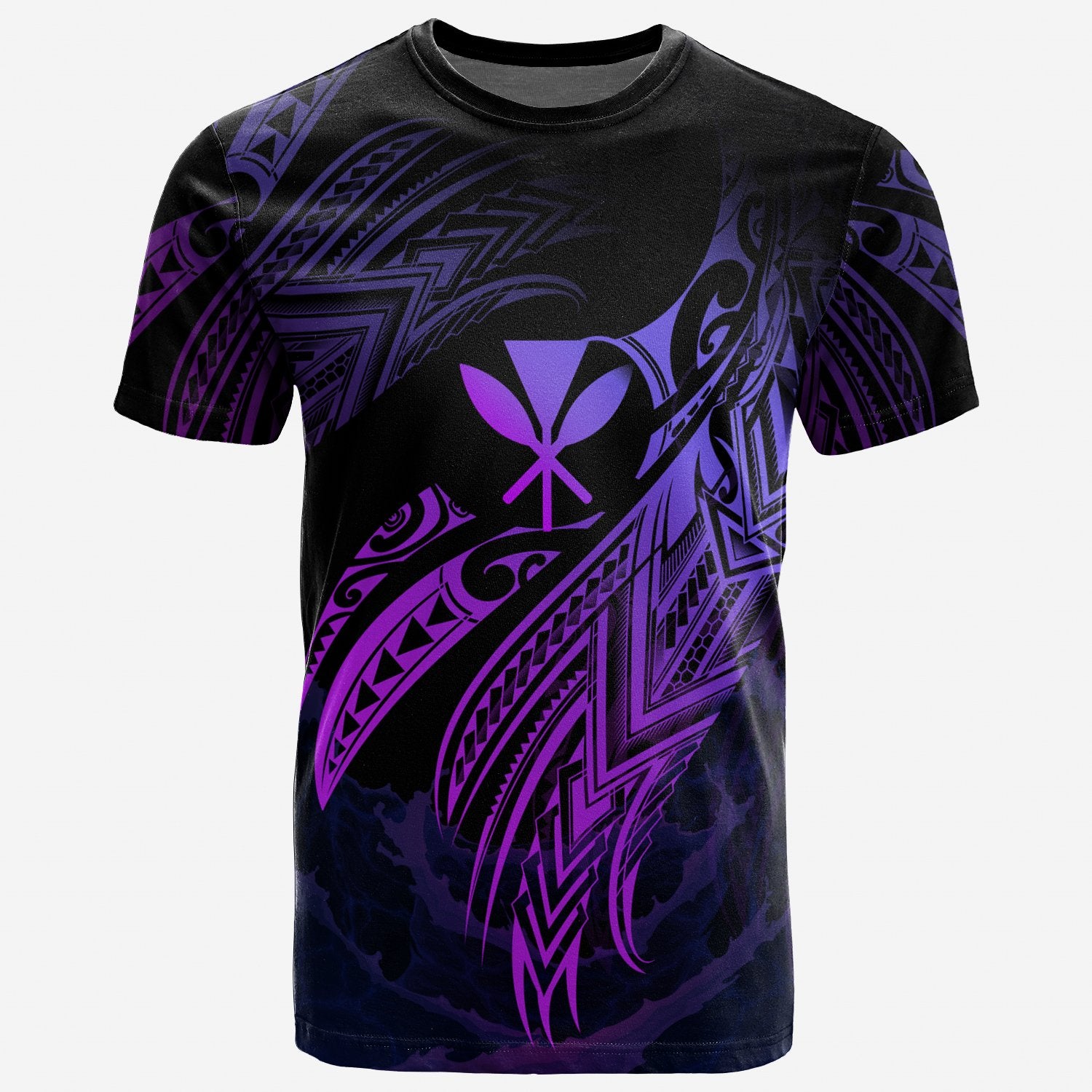 Hawaii Kanaka Maoli Polynesian T Shirt Hawaii Legend Purple Version Unisex Purple - Polynesian Pride