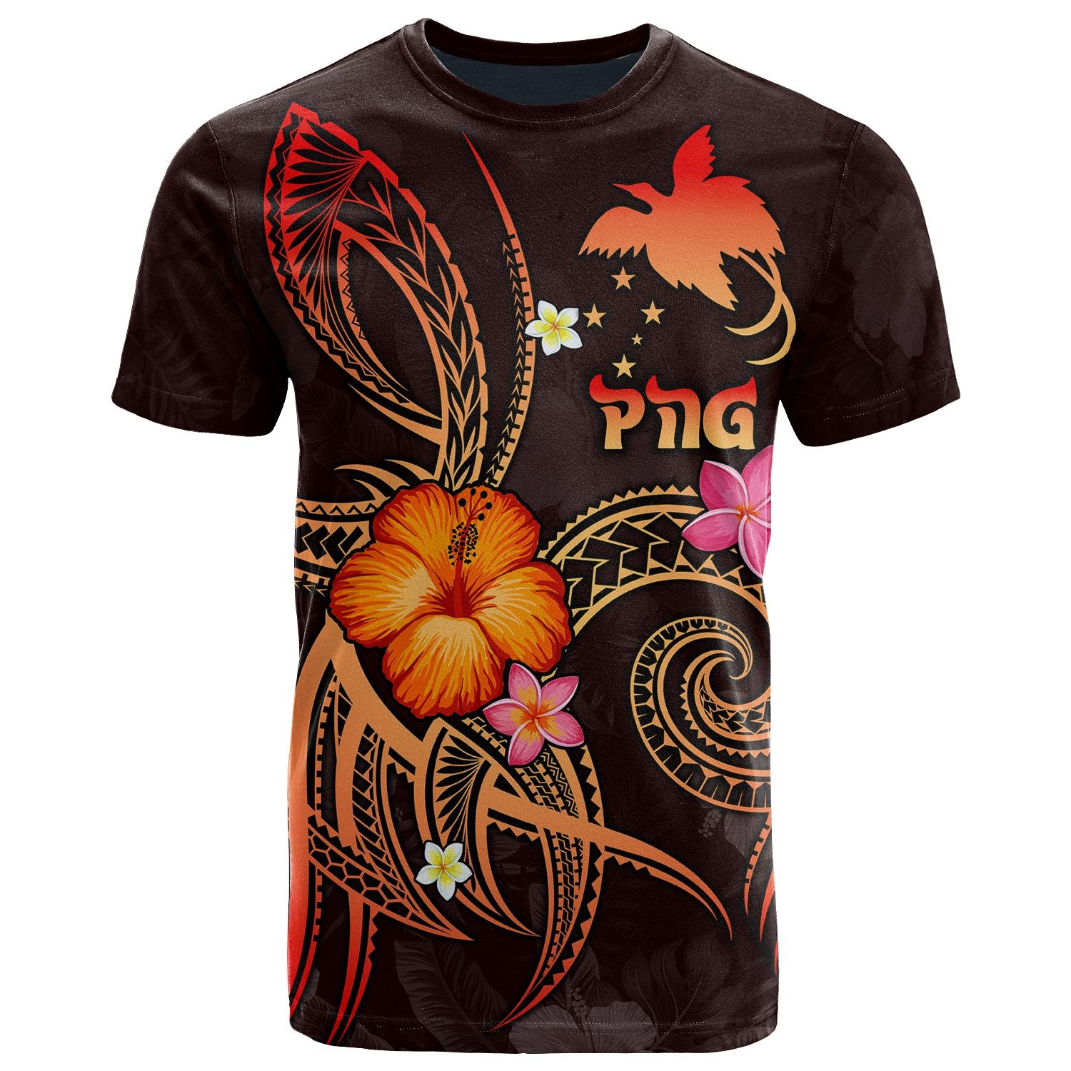 Papua New Guinea Polynesian T Shirt Legend of Papua New Guinea (Red) Unisex Red - Polynesian Pride