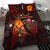 Cook Islands Polynesian Personalised Bedding Set - Legend of Cook Islands (Red) - Polynesian Pride