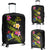 Cook Islands Polynesian Luggage Covers - Plumeria Tribal Black - Polynesian Pride