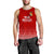 (Custom Personalised) Tonga Eua Men Tank Top - Tongan Pattern - LT12 Red - Polynesian Pride