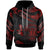 Niue Hoodie Polynesian Tattoo Red Version Unisex Red - Polynesian Pride