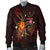 Chuuk Polynesian Men's Bomber Jacket - Legend of Chuuk (Red) Red - Polynesian Pride