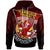 American Samoa Hoodie Manulele Tausala Nuuuli (Ver 2) Unisex Red - Polynesian Pride