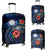 Marshall Islands Polynesian Luggage Cover - Blue Turtle Hibiscus Blue - Polynesian Pride