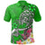 Polynesian Polo Shirt Turtle Plumeria Green Color Unisex Green - Polynesian Pride