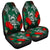 Hawaii Lehua Flowers Turtle Poly Car Seat Covers - Ser Style - AH Universal Fit Green - Polynesian Pride