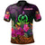 Vanuatu Polo Summer Hibiscus Unisex Reggae - Polynesian Pride