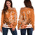 Tonga Women's Off Shoulder Sweater - Tongan Spirit - Polynesian Pride