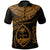 Guam Polynesian Polo Shirt Guam Waves (Golden) Unisex Golden - Polynesian Pride