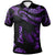 Kosrae Polo Shirt Polynesian Tattoo Purple Version Unisex Purple - Polynesian Pride