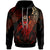 Guam Polynesian Hoodie Legend Red Version Unisex Black - Polynesian Pride