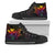 Hawaii Kanaka Maoli High Top - Butterfly Polynesian Style Unisex Black - Polynesian Pride