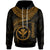 Polynesian Hawaii Kanaka Maoli Hoodie Hawaiian Waves (Golden) Unisex Golden - Polynesian Pride