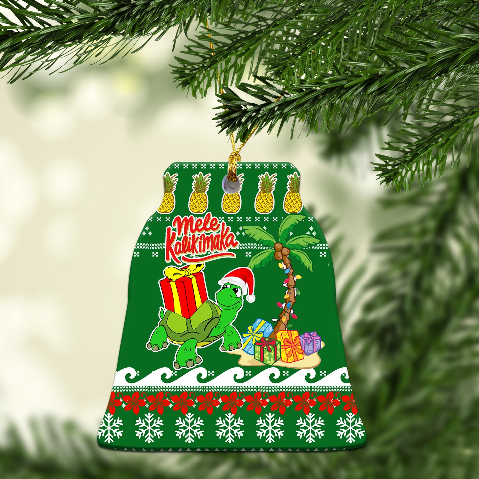 Hawaii Turtle Christmas Ornament - LT12 Christmas Tree - Polynesian Pride