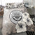 Federated States of Micronesia Bedding Set - Vintage Luxury Floral Style - Polynesian Pride