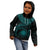 Nauru Polynesian Hoodie Nauru Waves (Turquoise) - Polynesian Pride