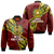 Tonga Vava'u High School Tongan Patterns Bomber Jacket - LT12 Bomber Jacket Red - Polynesian Pride