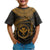 Polynesian Hawaii Kanaka Maoli Custom T Shirt Hawaiian Waves (Golden) - Polynesian Pride