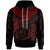 Chuuk Polynesian Hoodie Chuuk Waves (Red) Unisex Red - Polynesian Pride