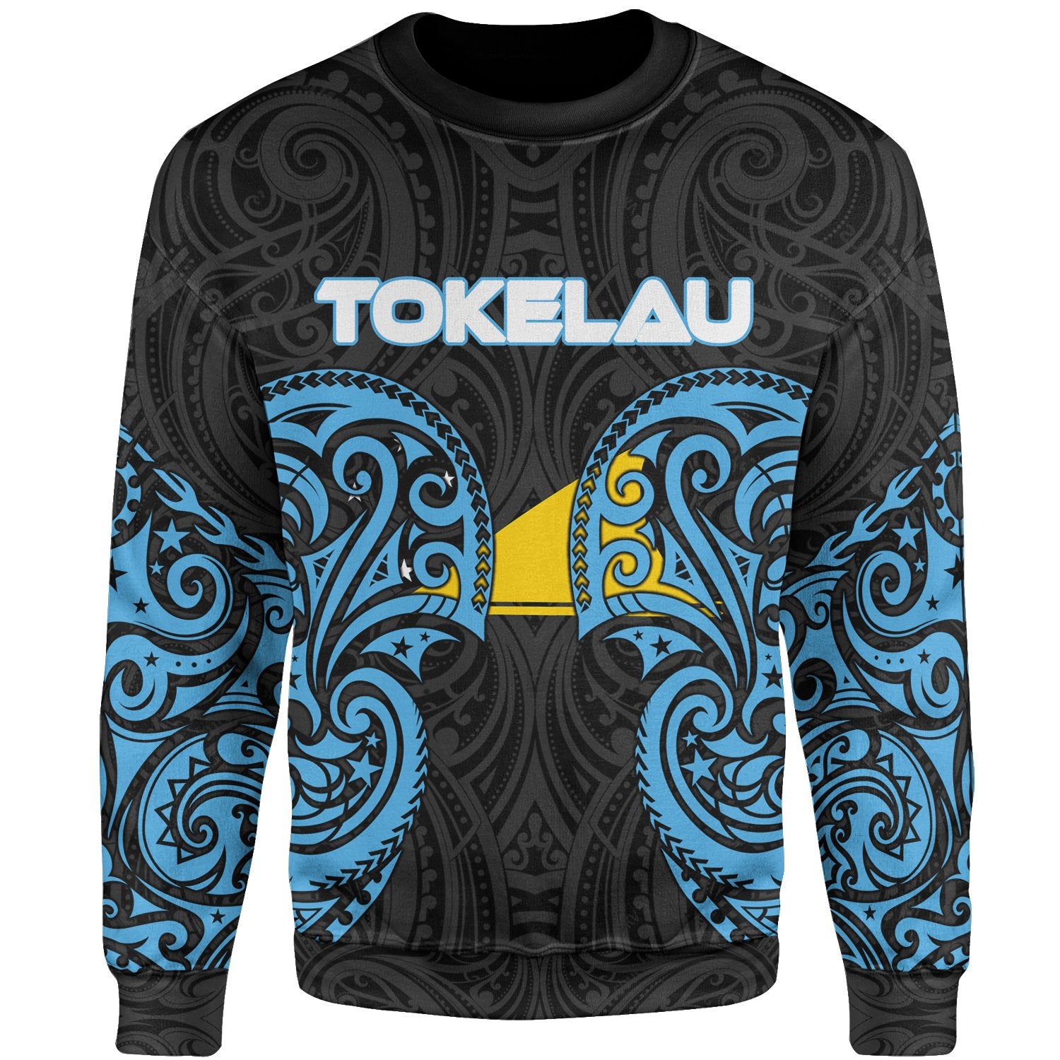 Tokelau Polynesian Sweater - Spirit Style Blue Unisex Blue - Polynesian Pride