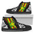 Polynesian Kanaka Flag High Top Shoe - Nora Style - White - Polynesian Pride