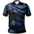 Fiji Polo Shirt Polynesian Tattoo Blue Version Unisex Blue - Polynesian Pride