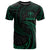 Hawaii Polynesian All Over T Shirt Green Tribal Wave Unisex Green - Polynesian Pride