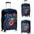 Kosrae Polynesian Luggage Cover - Blue Turtle Hibiscus Blue - Polynesian Pride