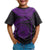 American Samoa Polynesian T Shirt American Samoan Waves (Purple) - Polynesian Pride