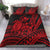 Hawaii Turtle With Hibiscus Tribal Red Bedding Set - LT12 Red - Polynesian Pride